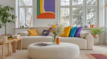 Útulná ložnice pro relaxaci